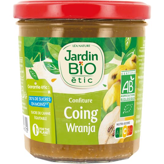 boho cosmetics Confiture Coing - variété Wranja bio - Jardin Bio Étic