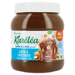 Pâte à tartiner aux noisettes grillées et cacao  - KARELEA