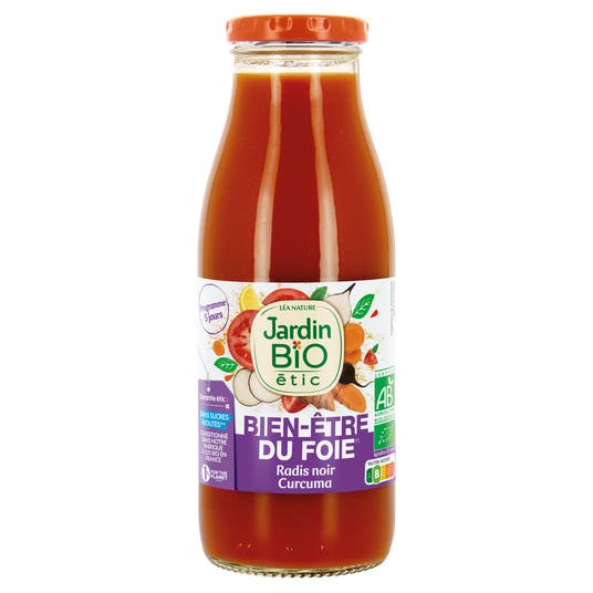 eau thermale jonzac Boisson bien-être du foie radis noir et curcuma - bio