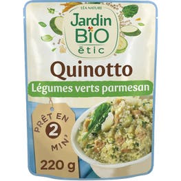 Quinotto légumes verts parmesan - bio - JARDIN BIO