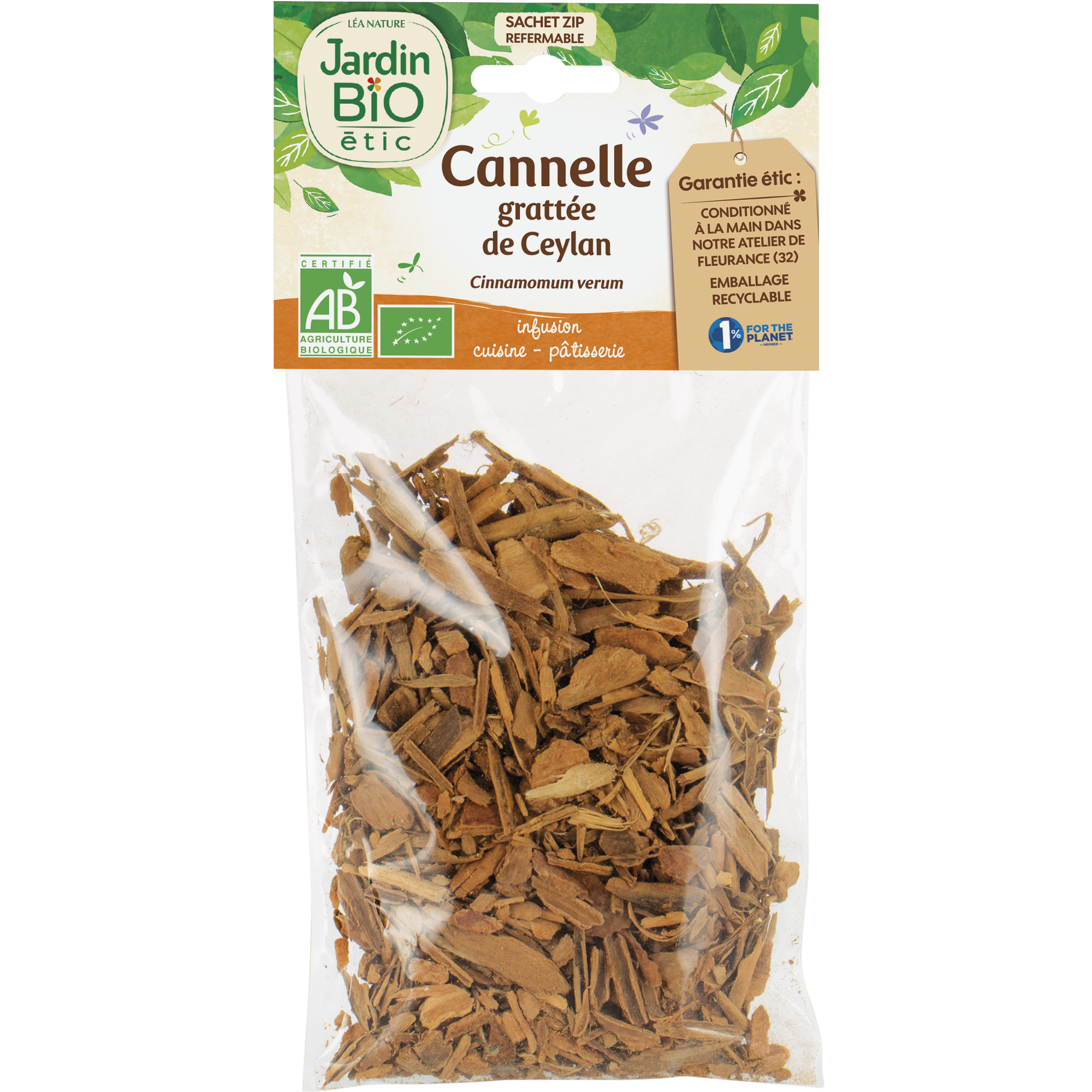 Cannelle grattée - bio - JARDIN BIO