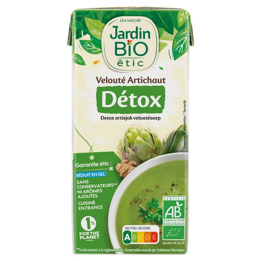 boho cosmetics Soupe à l'artichaut Détox 33cl - Jardin Bio Étic