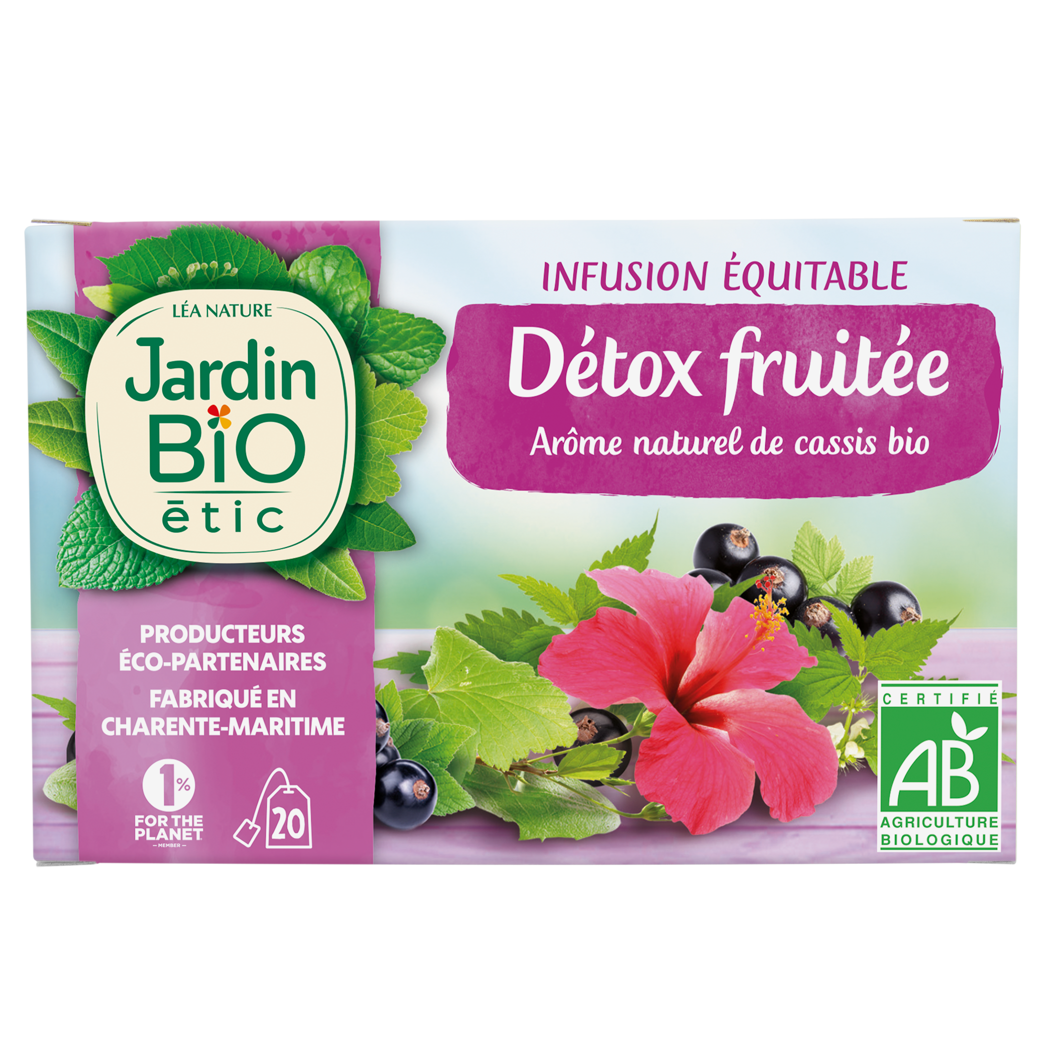 Infusion Détox fruitée - bio - JARDIN BIO