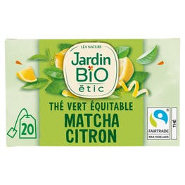 Thé vert Equitable Matcha Citron - bio - JARDIN BIO