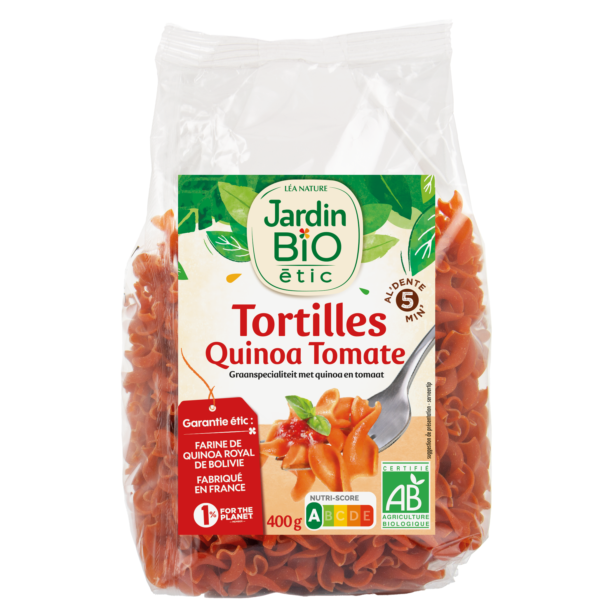 Coquilles Quinoa Tomate - bio - JARDIN BIO