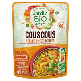 Couscous poulet et curcuma - bio - JARDIN BIO