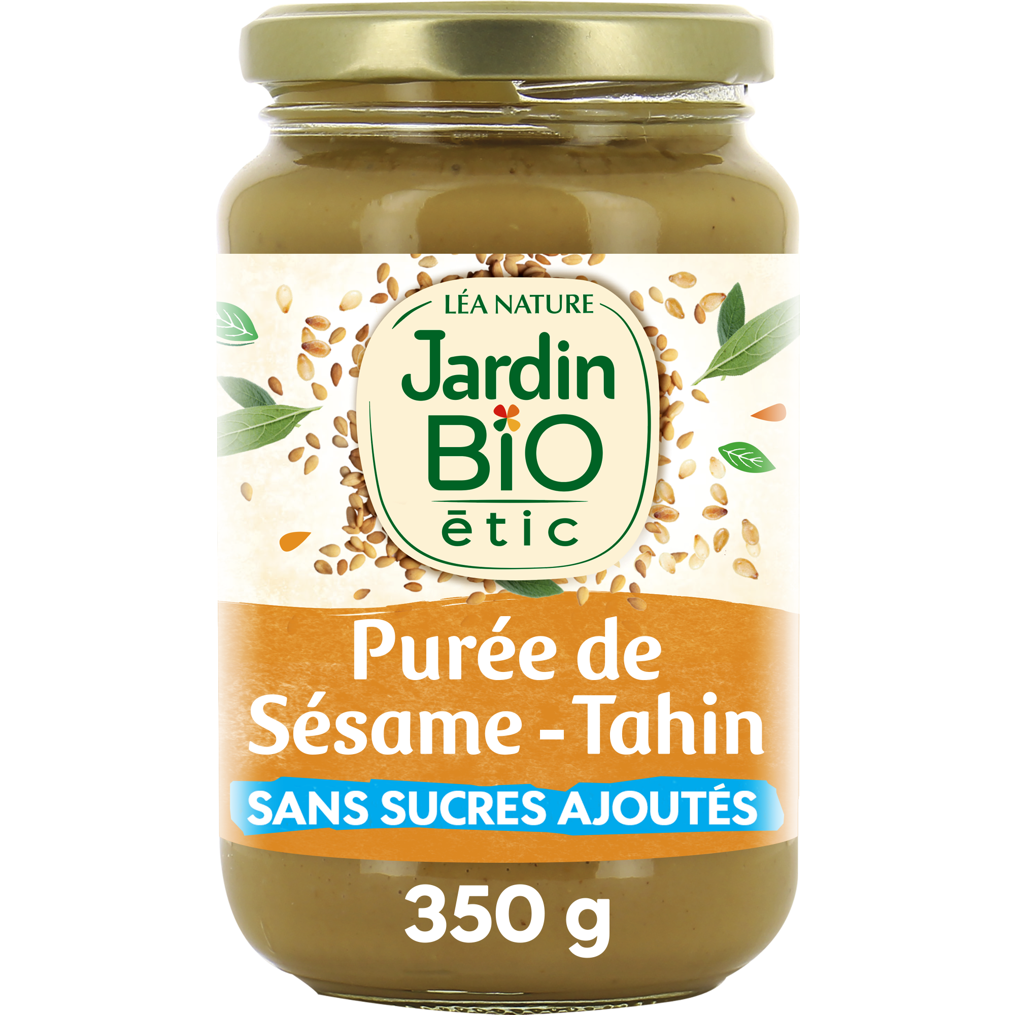 Purée de sésame bio tahin - 100% sésame  - JARDIN BIO