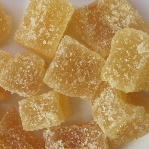 Gingembre confit en cubes bio - JARDIN BIO