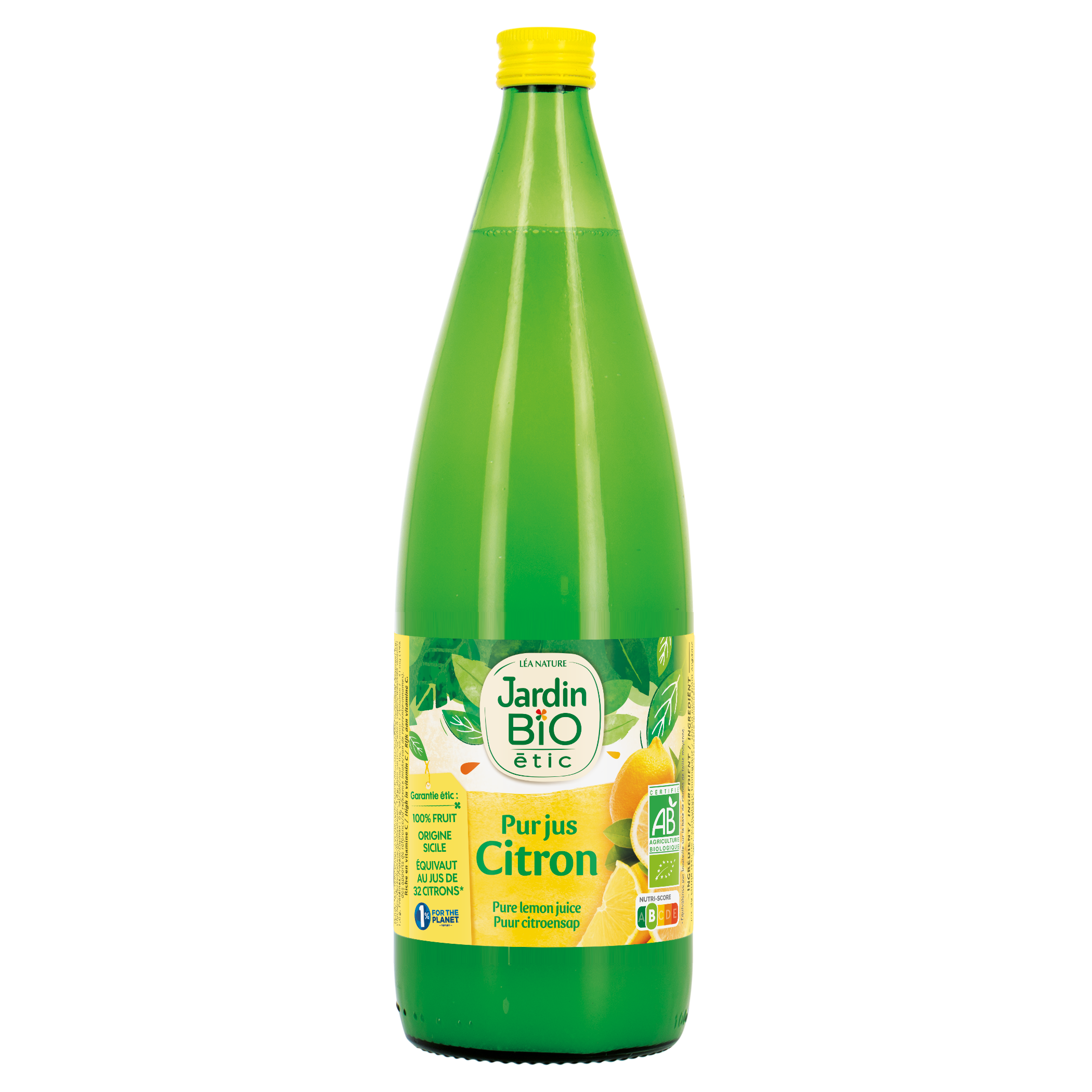 Pur jus de citron - Grand format - bio - JARDIN BIO