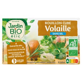 Bouillon cube volaille bio sans sel - JARDIN BIO