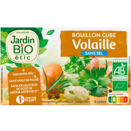 Bouillon cube volaille bio sans sel - JARDIN BIO