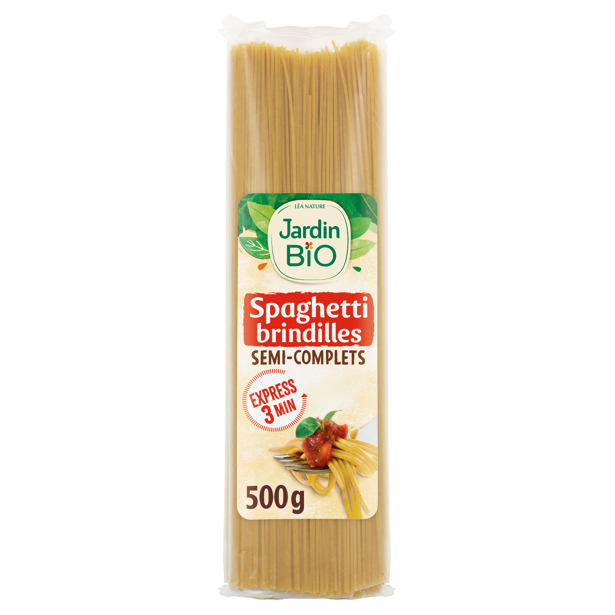 Spaghetti brindilles bio semi-complets 3 minutes - JARDIN BIO