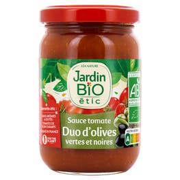 Sauce Tomate Duo d'Olives Vertes et Noires - JARDIN BIO