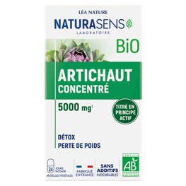 Gélules végétales Artichaut concentré - Bio - Détox & Perte de poids - NATURASENS