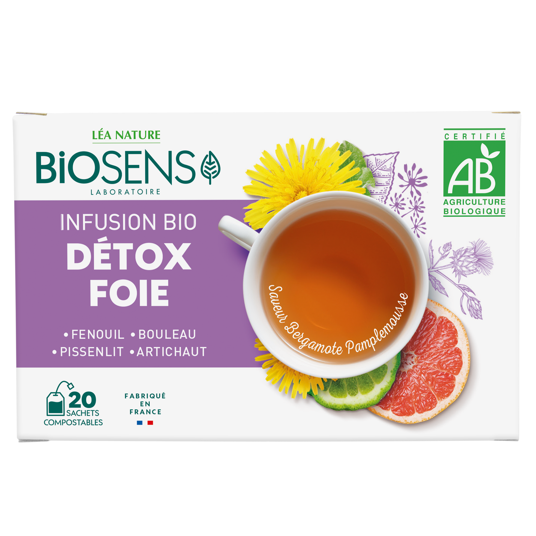 Infusion Détox Foie - bio - BIOSENS