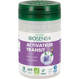 Gélule végétale Activateur Transit - Psyllium Chicorée - bio - BIOSENS
