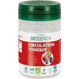Gélule végétale Circulation Tonique - Cassis Marron d'Inde - bio - BIOSENS
