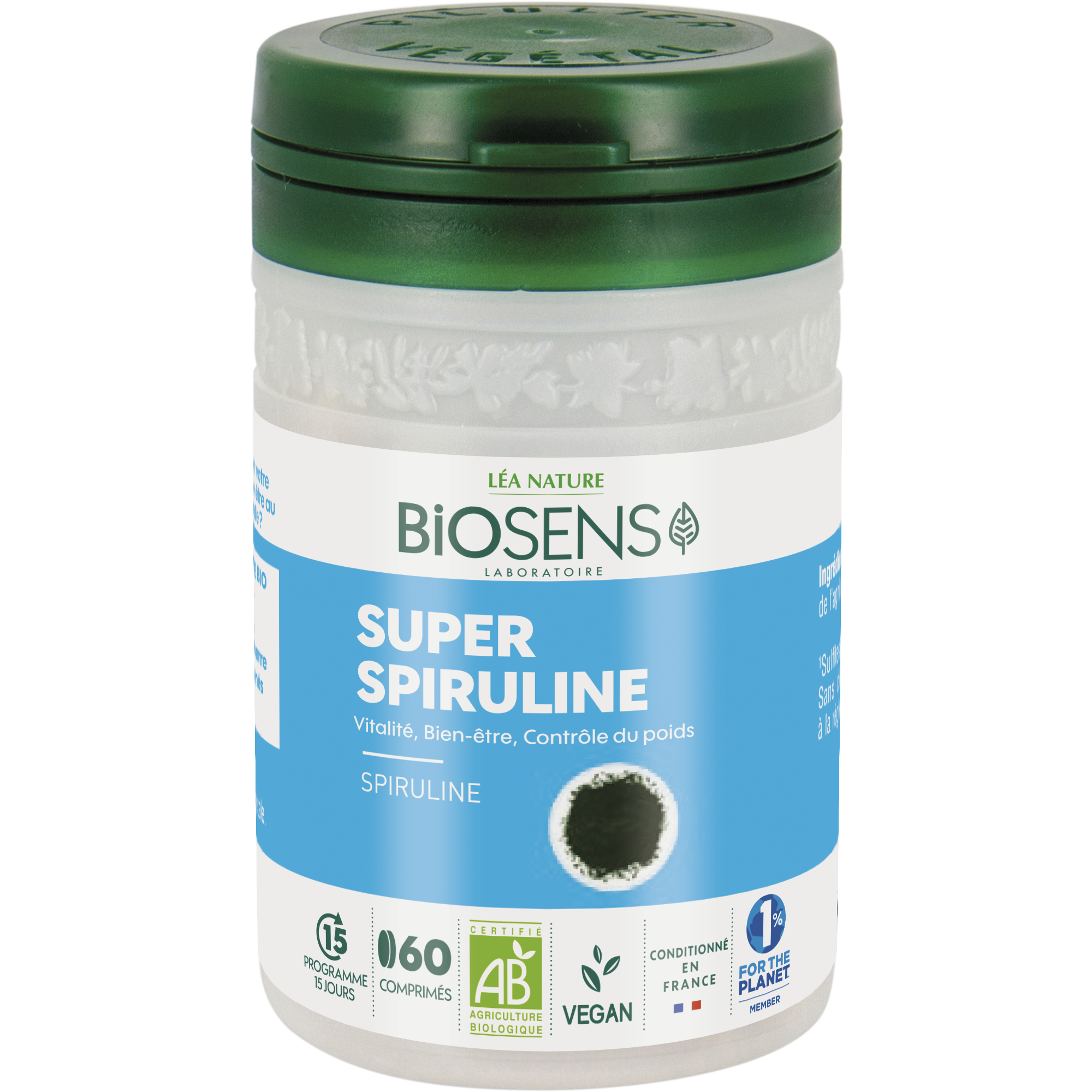 Comprimés super spiruline - bio - BIOSENS