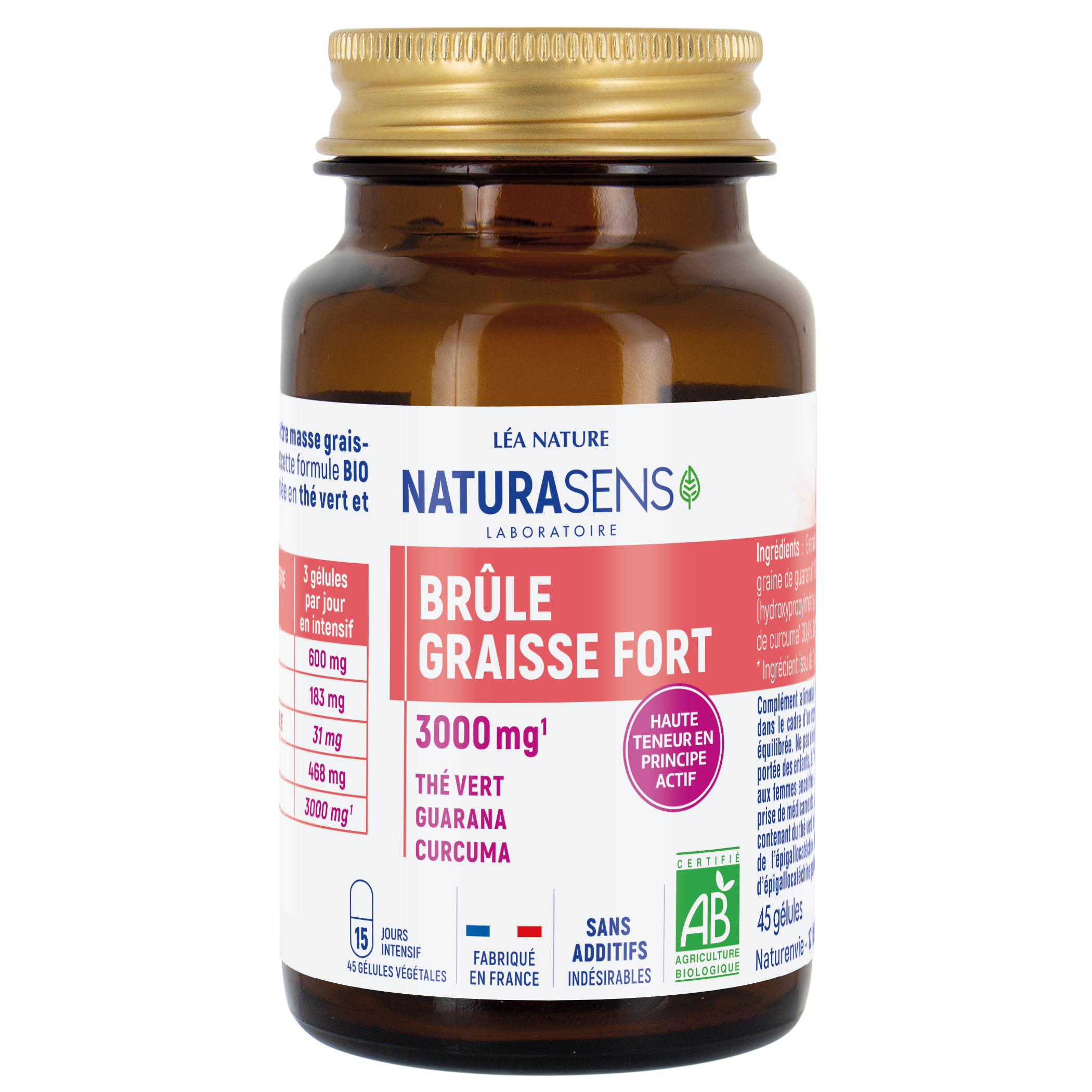 Gélule végétale Brûle Graisse Fort - BIOSENS