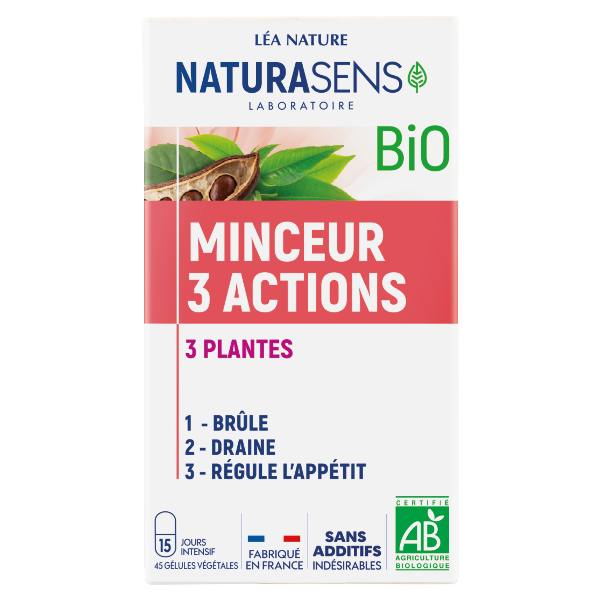 Gélule végétale Minceur 3 Actions - bio - NATURASENS