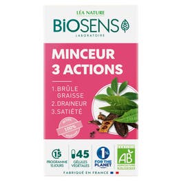 Gélule végétale Minceur 3 Actions - bio - BIOSENS
