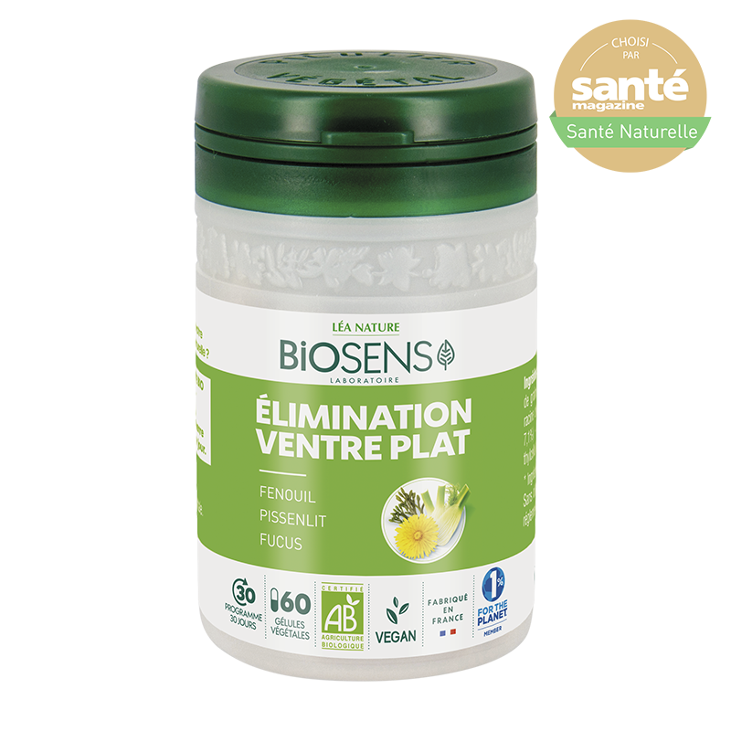 Gélule végétale élimination ventre plat - BIOSENS