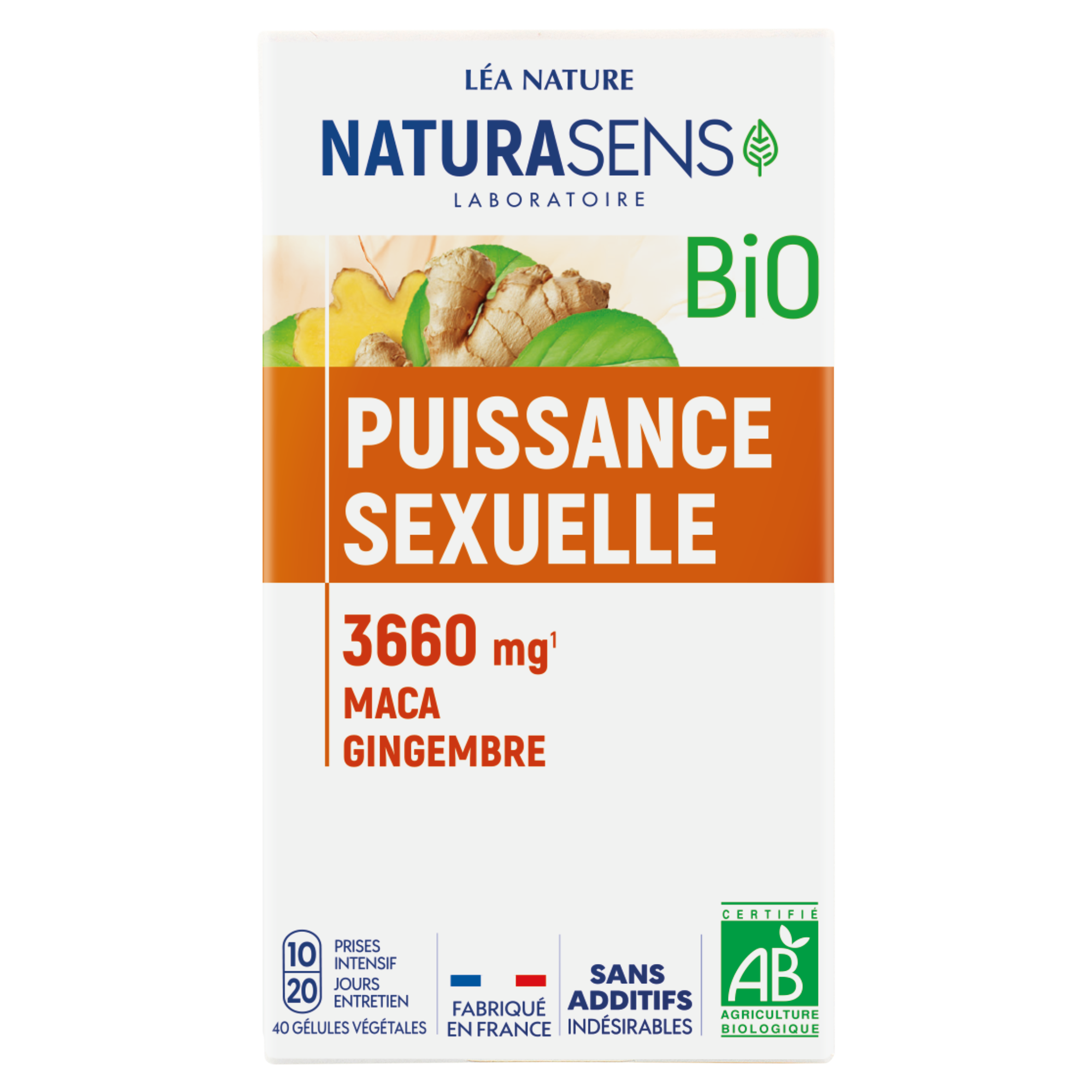 Gélule végétale Puissance Sexuelle - bio - NATURASENS