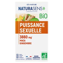 Gélule végétale Puissance Sexuelle - bio - NATURASENS