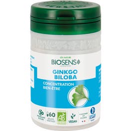Gélule Ginkgo Biloba  - Concentration Bien-être - BIOSENS