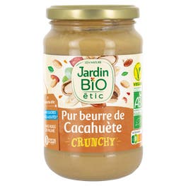 Pur beurre de cacahuète crunchy bio - JARDIN BIO