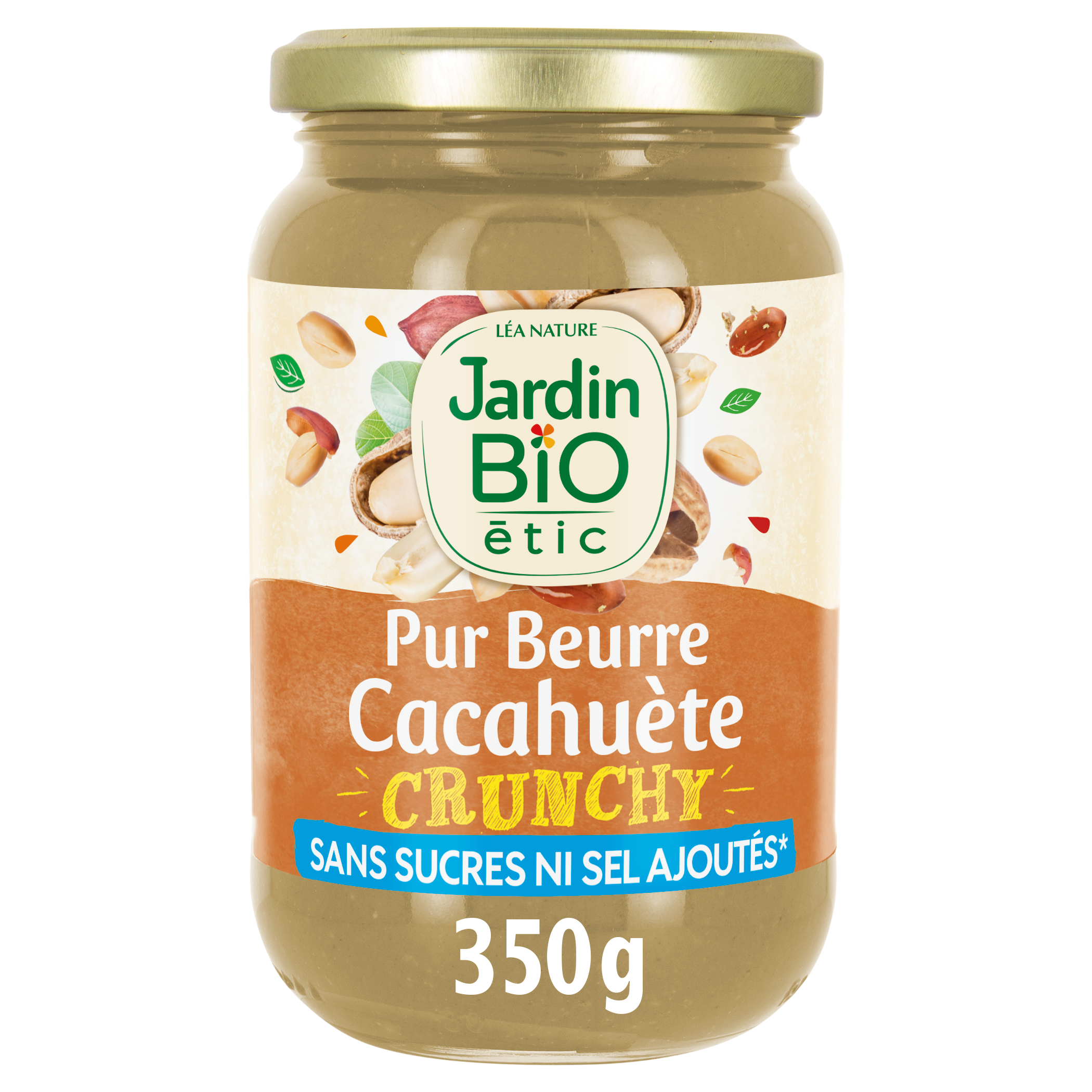 Pur beurre de cacahuète crunchy bio - JARDIN BIO