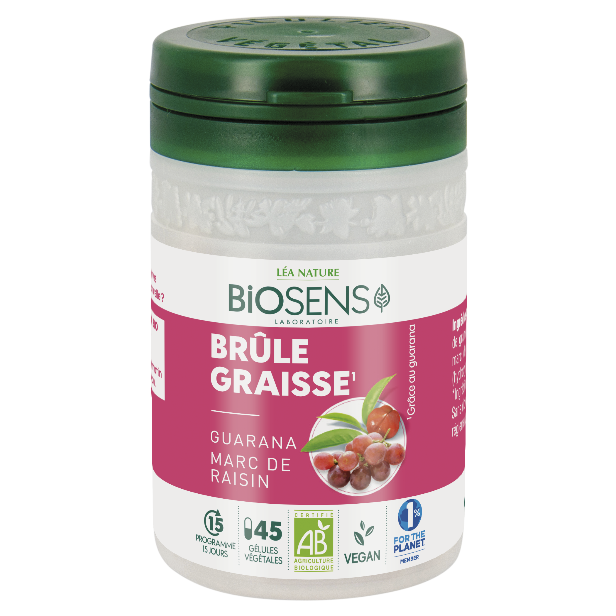 Gélule végétale Brûle-graisse - bio - BIOSENS