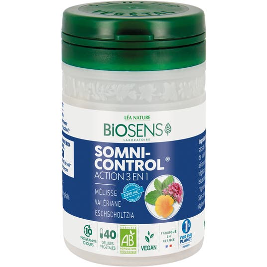 eau thermale jonzac Gélule végétale Somni Control® - Action 3 en 1 - bio