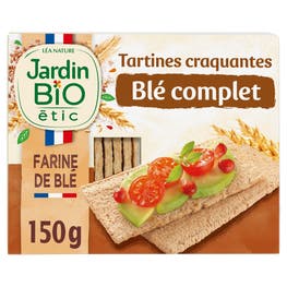 Tartines craquantes Blé complet - bio - JARDIN BIO