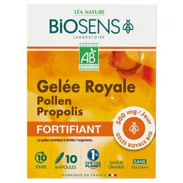 Ampoules Fortifiant - Gelée Royale - Pollen - Propolis - bio - BIOSENS