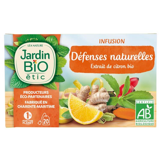 eau thermale jonzac Infusion Défenses naturelles - bio