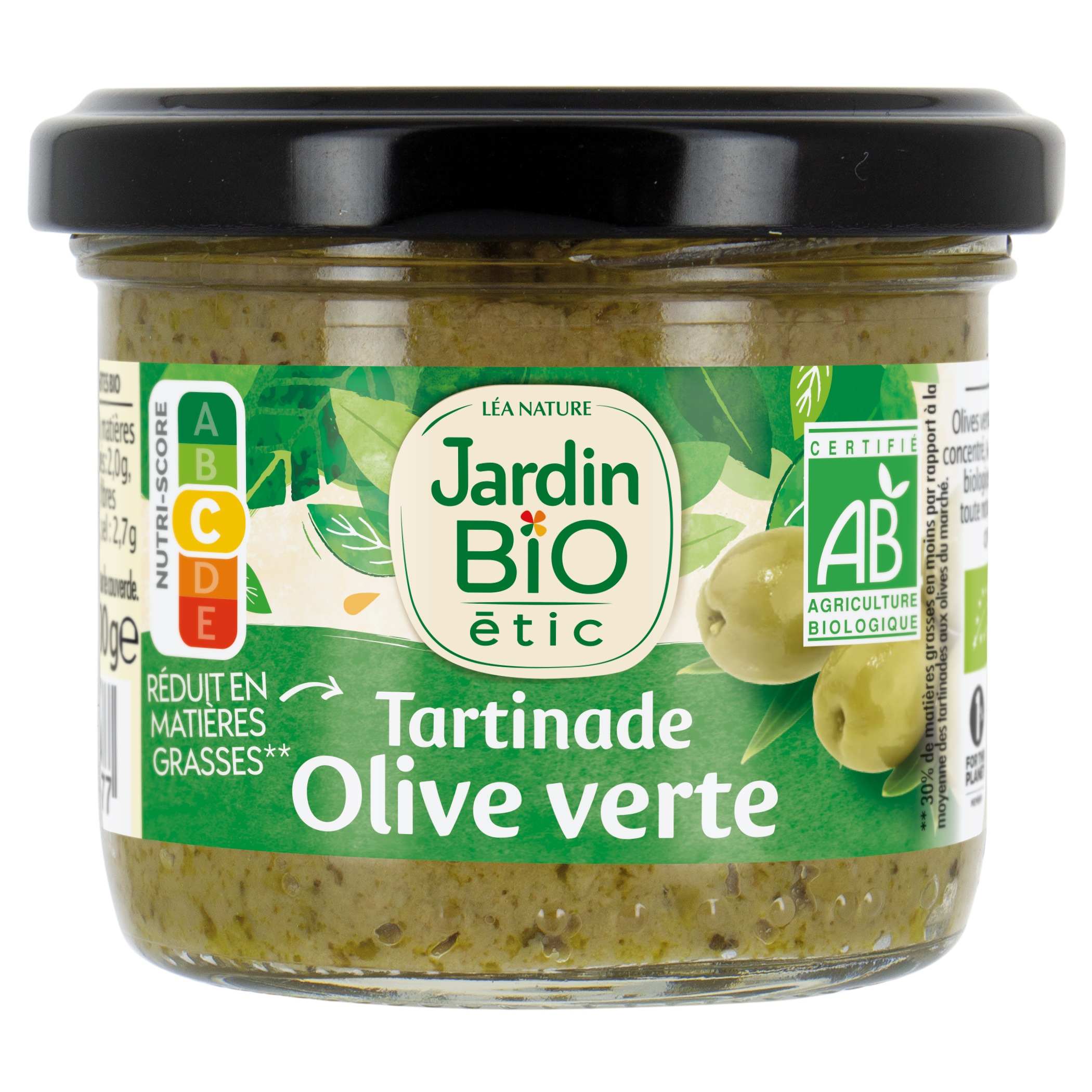 Tartinade Olive verte - bio - JARDIN BIO