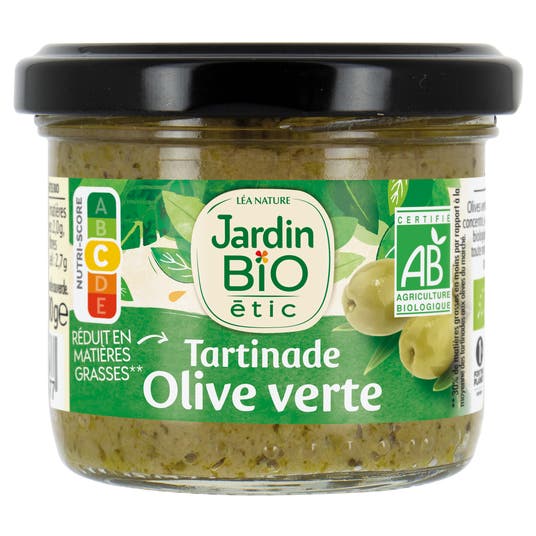 boho cosmetics Tartinade Olive verte bio - Jardin Bio Étic