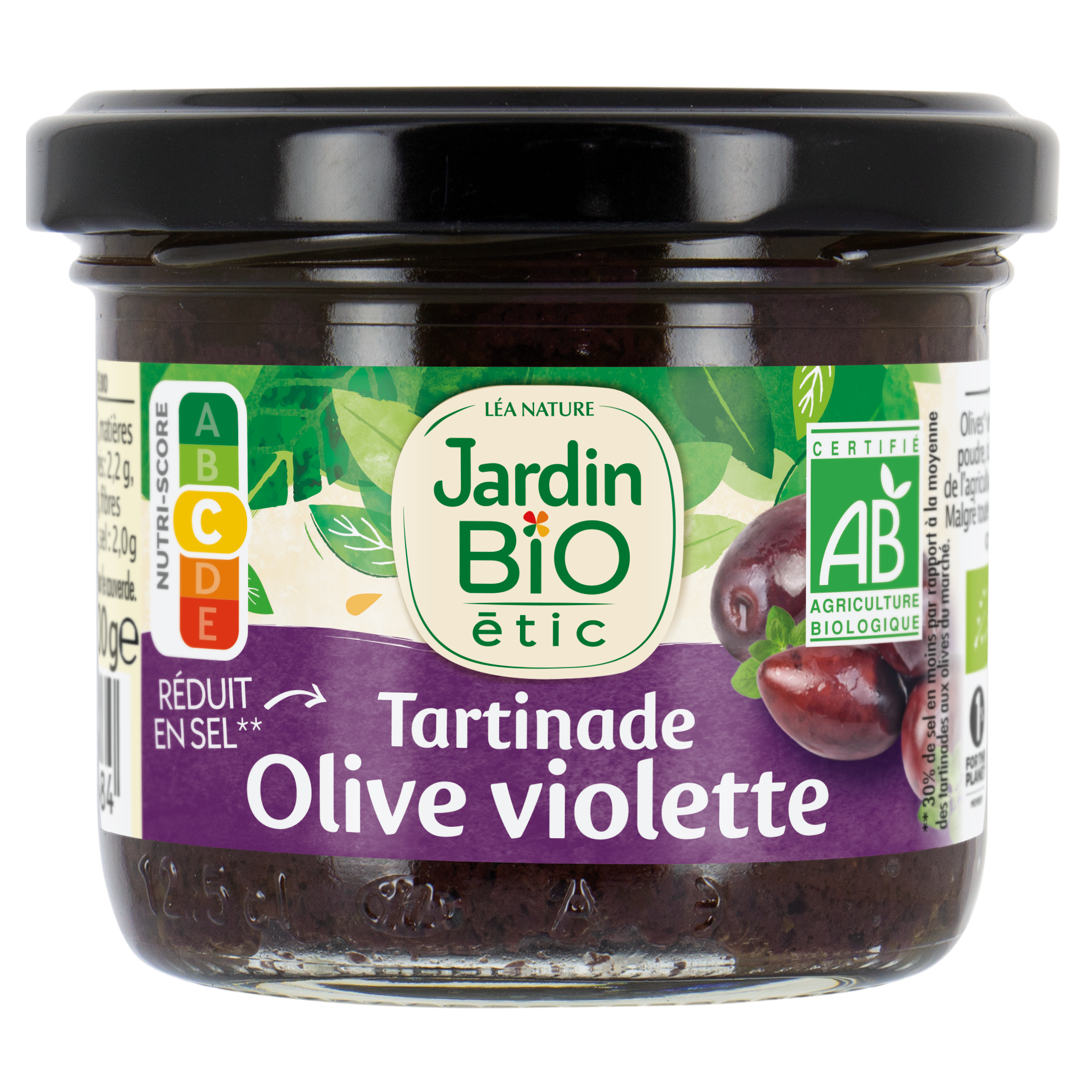 Tartinade Olive Violette - bio - JARDIN BIO