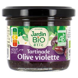 Tartinade Olive Violette - bio - JARDIN BIO