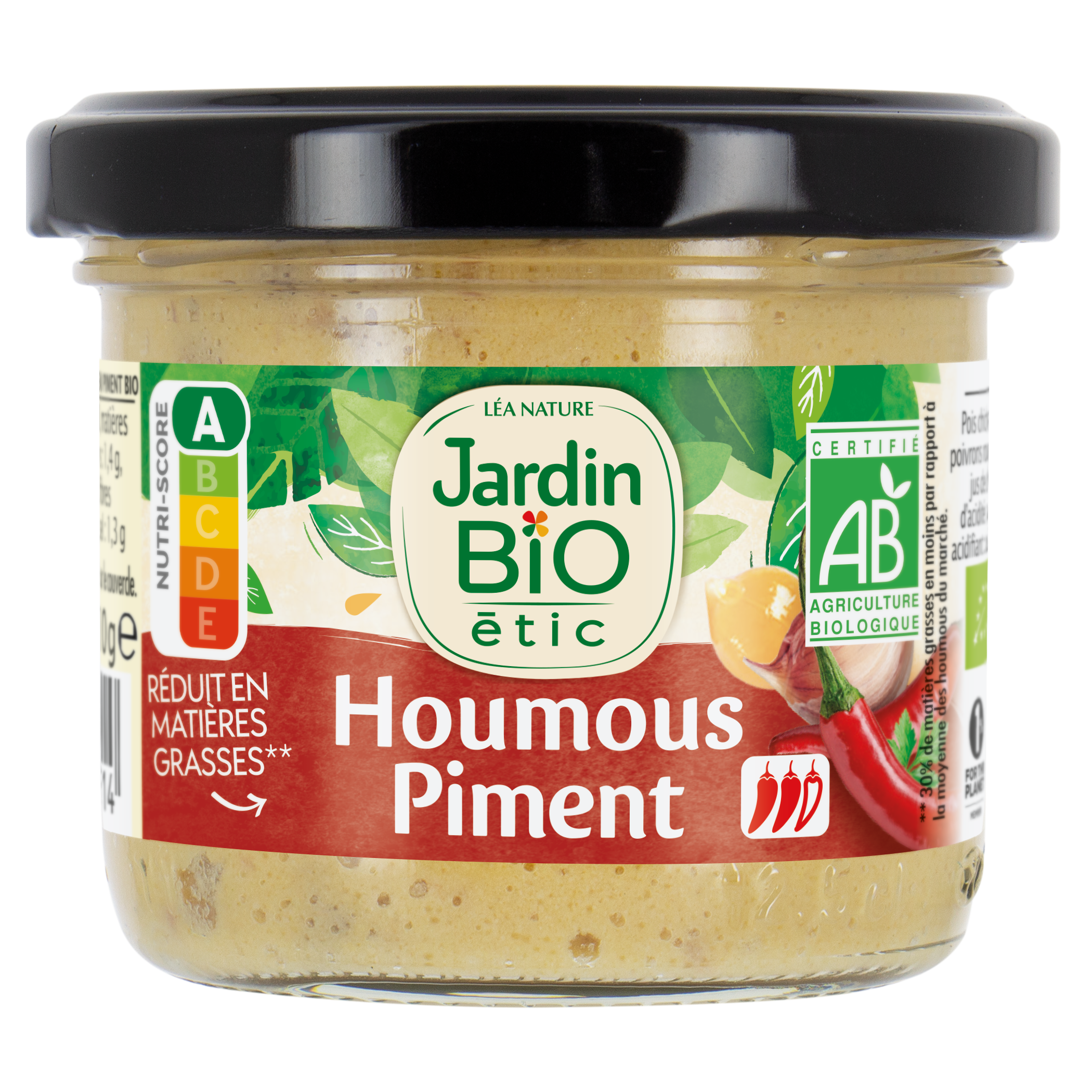 Houmous Piment doux bio - JARDIN BIO