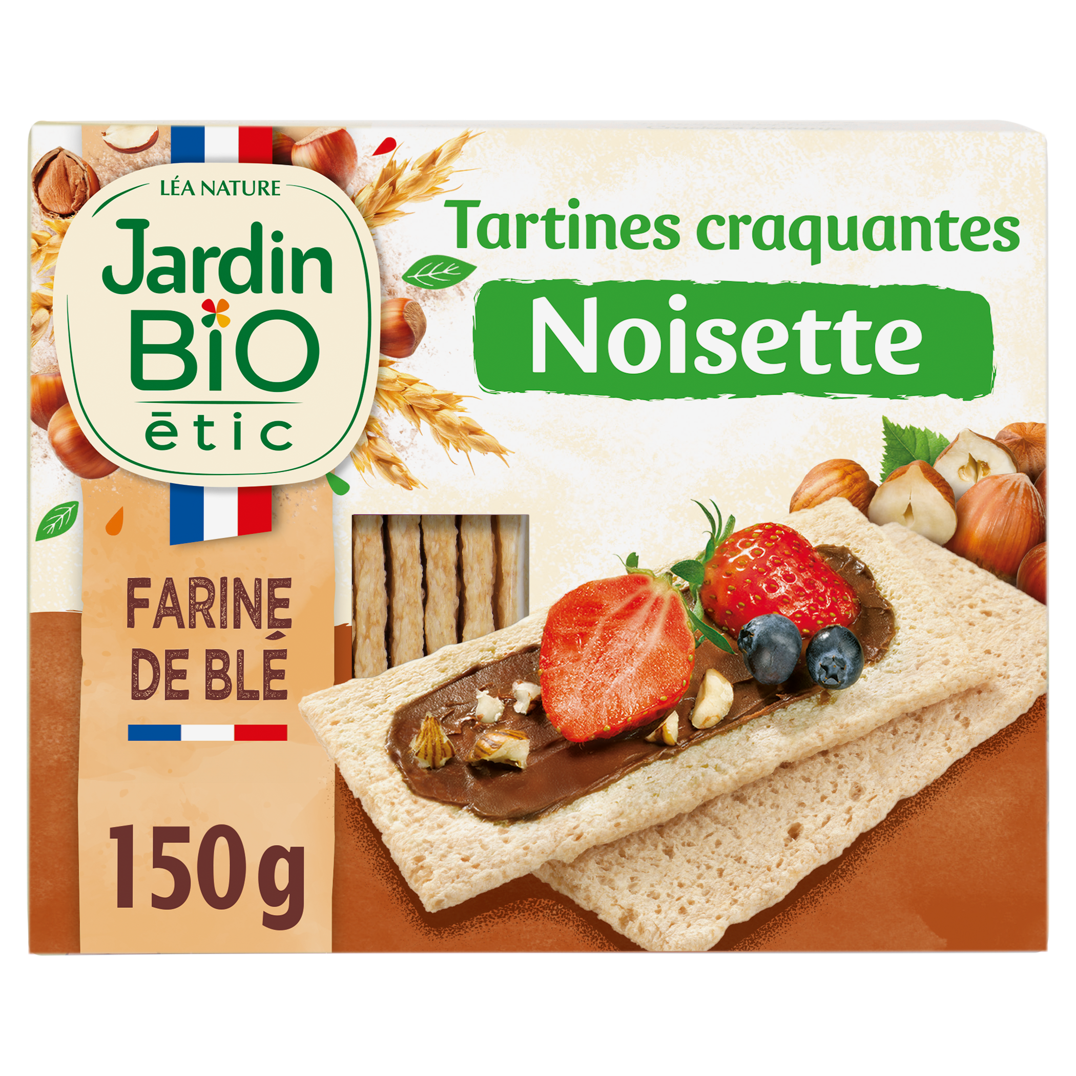 Tartines craquantes Noisette - bio - JARDIN BIO