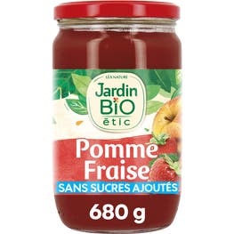 Dessert Pomme Fraise - bio - JARDIN BIO