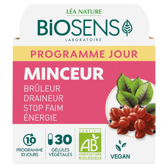 boho cosmetics Vente Gélule végétale Programme Minceur Jour - bio - Minceur élimination détox