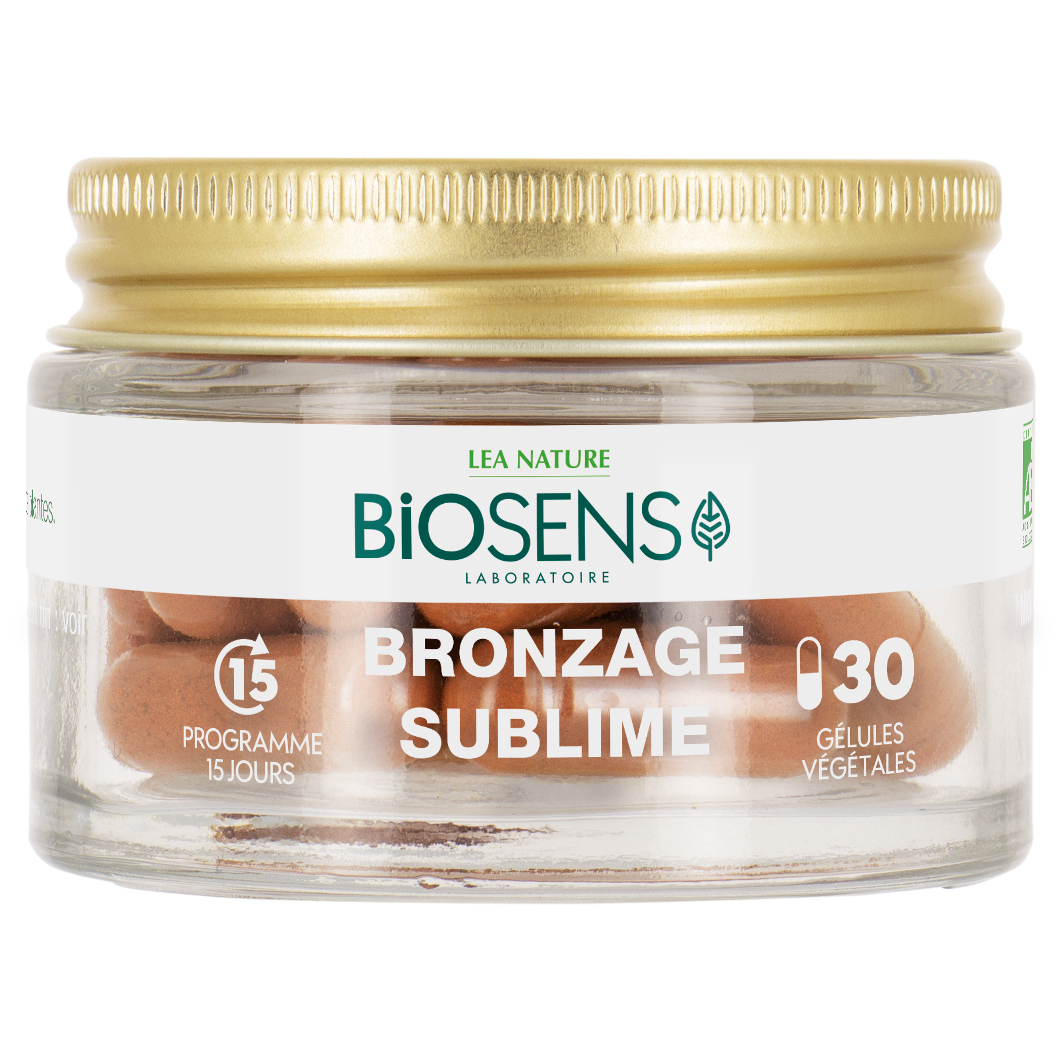 Gélule végétale Bronzage sublime - bio - BIOSENS