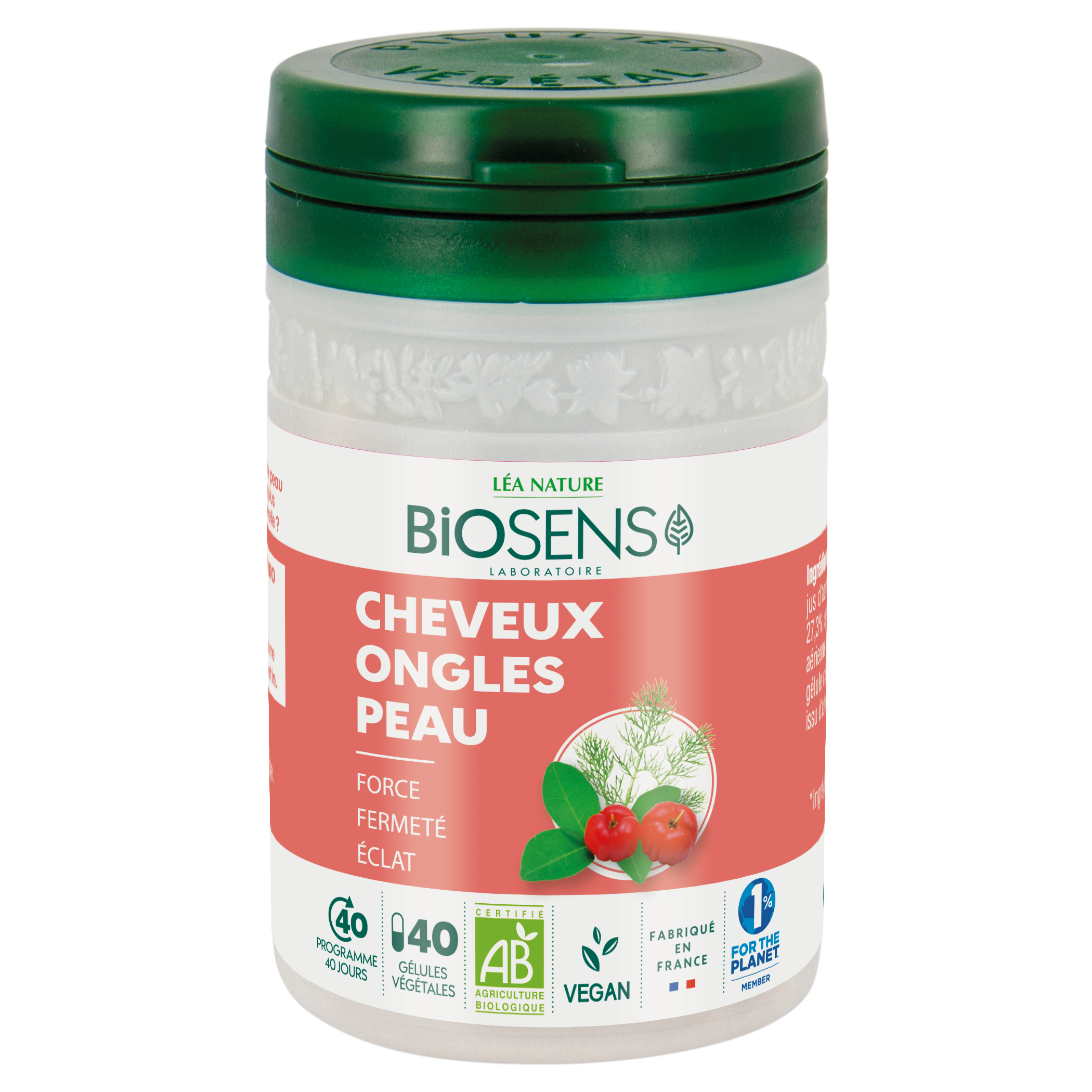 Gélule végétale Cheveux Peau Ongles - bio - BIOSENS