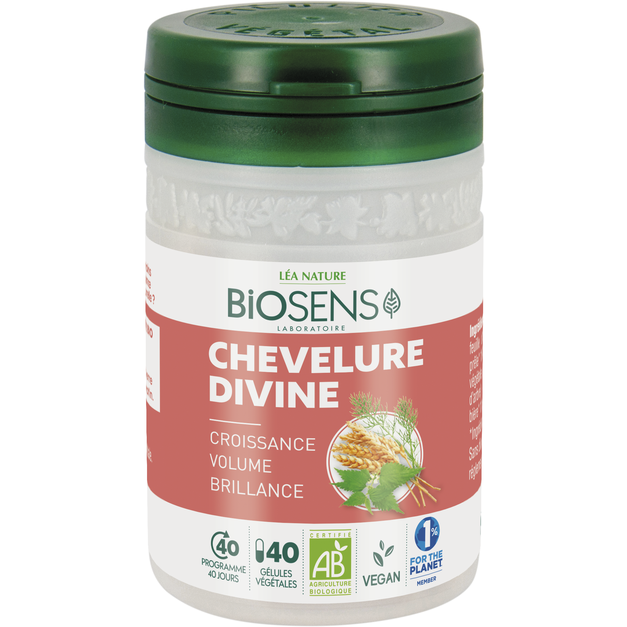 Gélule végétale Chevelure divine - bio - BIOSENS