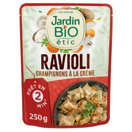 Ravioli Champignons à la Crème - bio - JARDIN BIO