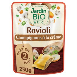 Ravioli Champignons à la Crème - bio - JARDIN BIO