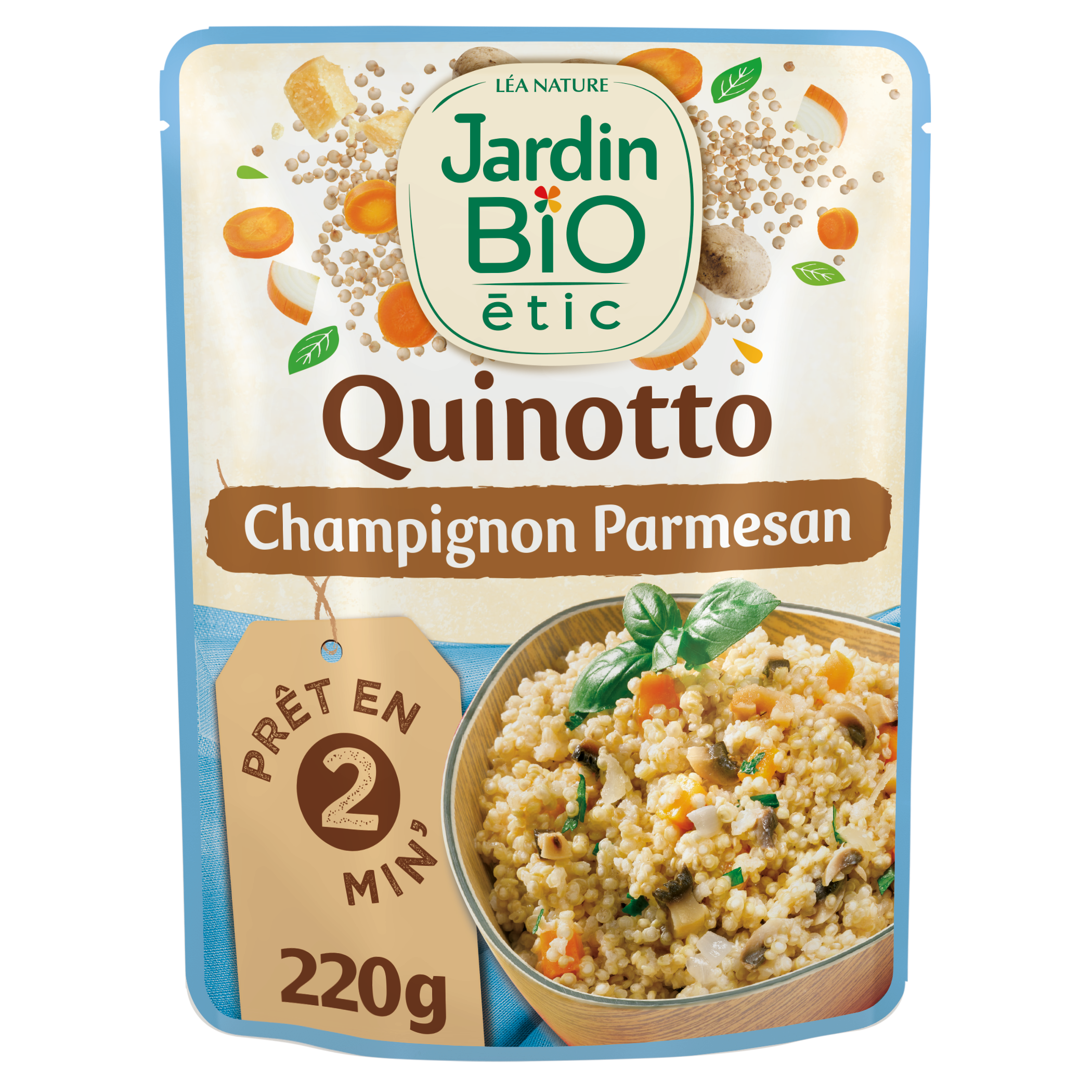 Quinotto Champignon Parmesan - bio - JARDIN BIO